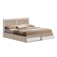 ΚΡΕΒΑΤΙ CAPRI HM312.16 ΜΕ 2 ΣΥΡΤΑΡΙΑ SONAMA ΛΕΥΚΟ ΓΙΑ ΣΤΡΩΜΑ 150x200 εκ.