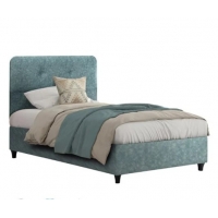 ΚΡΕΒΑΤΙ DOLORES ΑΠΟ ΥΦΑΣΜΑ LIGHT GREEN HM649.27 ΓΙΑ ΣΤΡΩΜΑ 90x200 εκ.